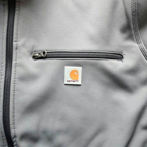 Carhartt Men's Crowley Soft Shell Jacket Charcoal, Size XL - Picture 3 of 6